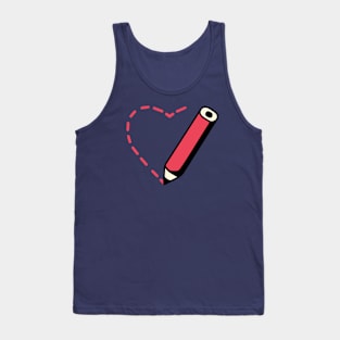 Draw your love Tank Top